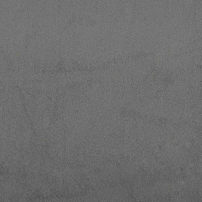 Divano a 2 Posti Grigio Scuro 120 cm in Tessuto Microfibra