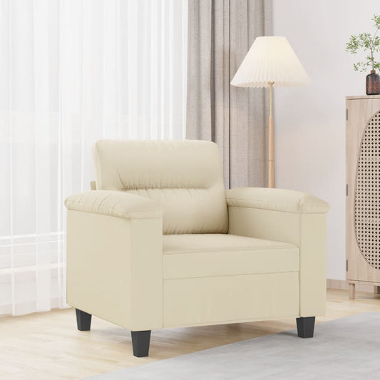 Poltrona Crema 60 cm in Similpelle | homemem39