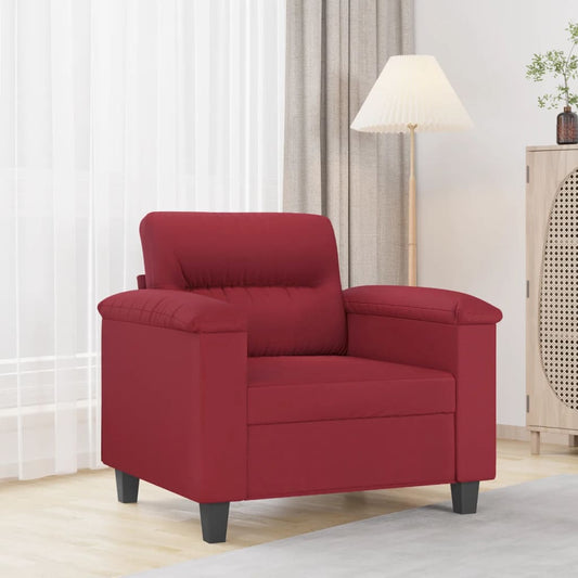 Poltrona Rosso Vino 60 cm in Similpelle | homemem39