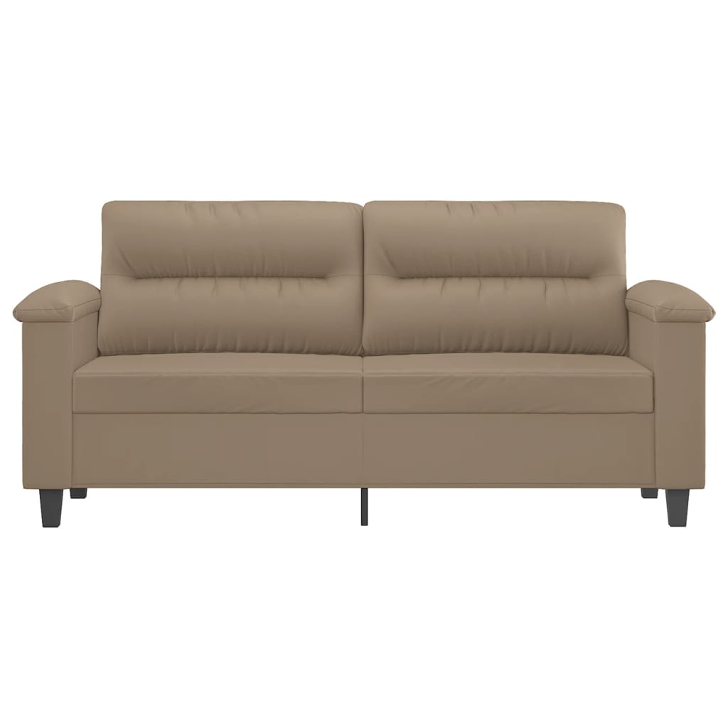 Divano a 2 Posti Cappuccino 140 cm in Similpelle | homemem39