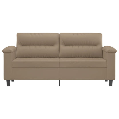 Divano a 2 Posti Cappuccino 140 cm in Similpelle | homemem39
