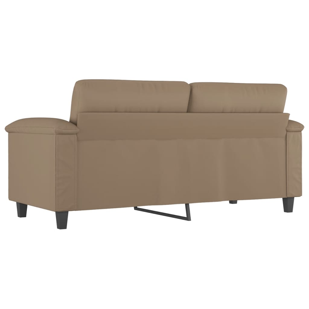 Divano a 2 Posti Cappuccino 140 cm in Similpelle | homemem39