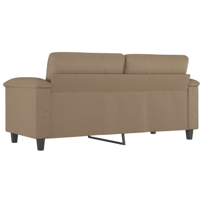 Divano a 2 Posti Cappuccino 140 cm in Similpelle | homemem39