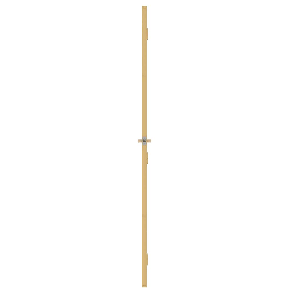 Porta Interni Sottile Oro 76x201,5cm Vetro Temperato Alluminio | homemem39