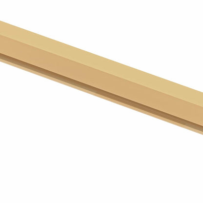 Porta Interni Sottile Oro 76x201,5cm Vetro Temperato Alluminio | homemem39