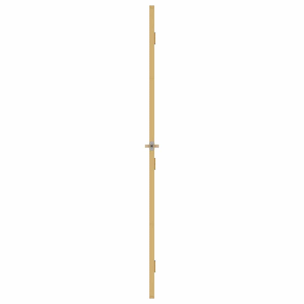 Porta Interni Sottile Oro 93x201,5cm Vetro Temperato Alluminio | homemem39