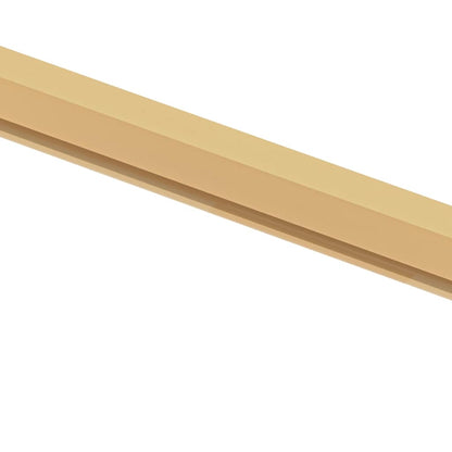 Porta Interni Sottile Oro 93x201,5cm Vetro Temperato Alluminio | homemem39