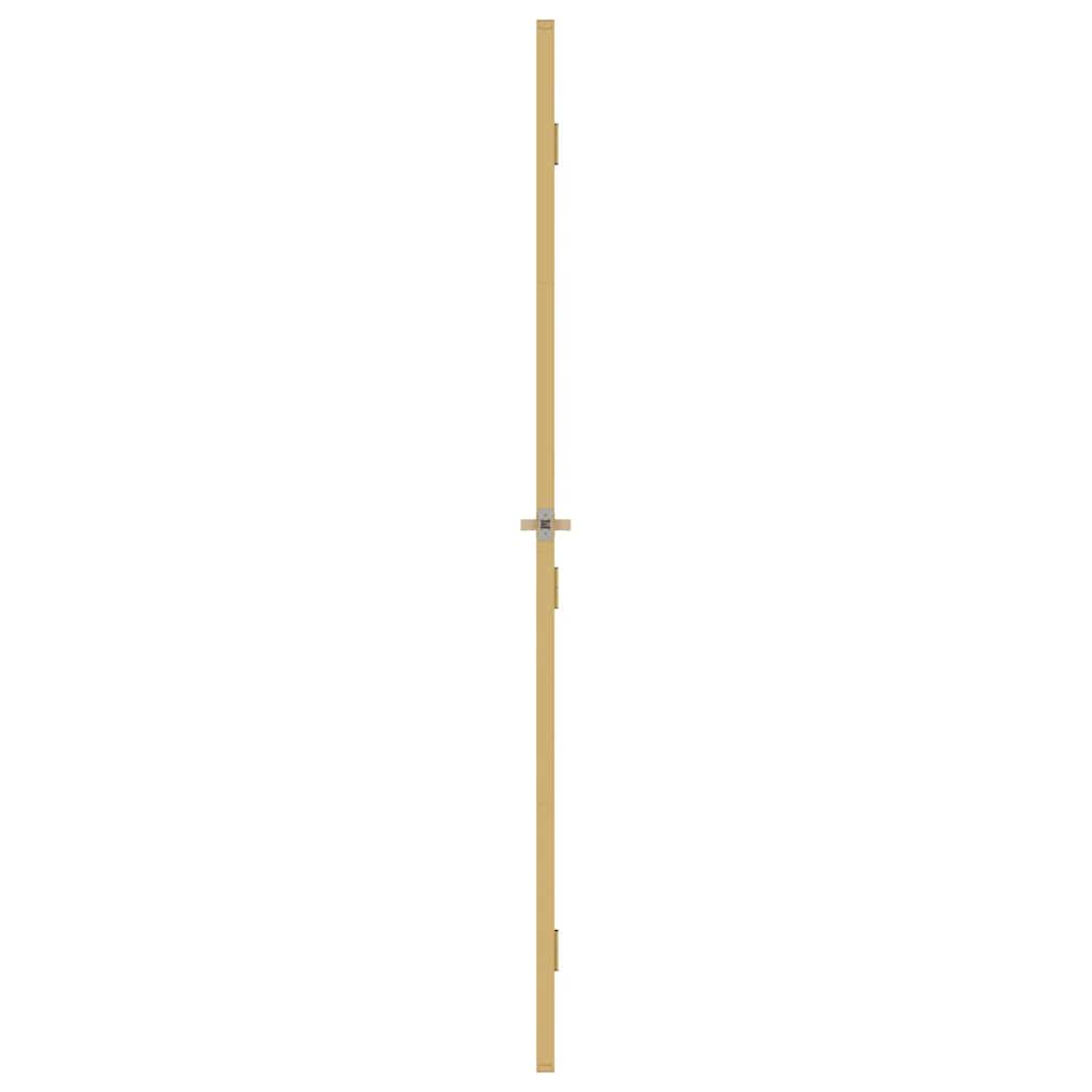 Porta Interni Sottile Oro 102,5x201,5 Vetro Temperato Alluminio | homemem39