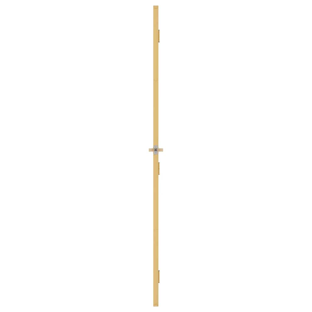 Porta Interni Sottile Oro 76x201,5cm Vetro Temperato Alluminio | homemem39
