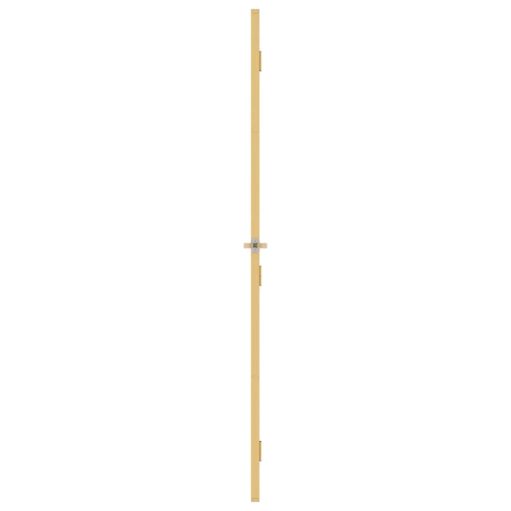 Porta Interni Sottile Oro 83x201,5cm Vetro Temperato Alluminio | homemem39