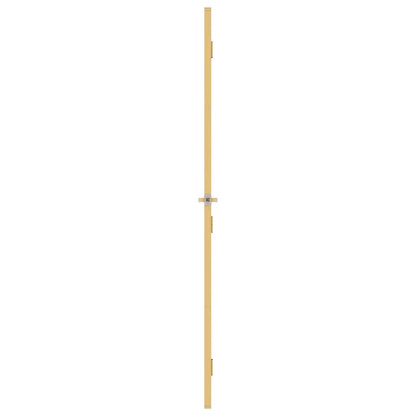 Porta Interni Sottile Oro 83x201,5cm Vetro Temperato Alluminio | homemem39