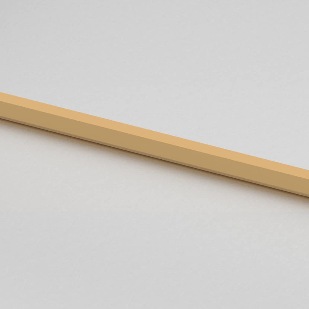 Porta Interni Sottile Oro 93x201,5cm Vetro Temperato Alluminio | homemem39