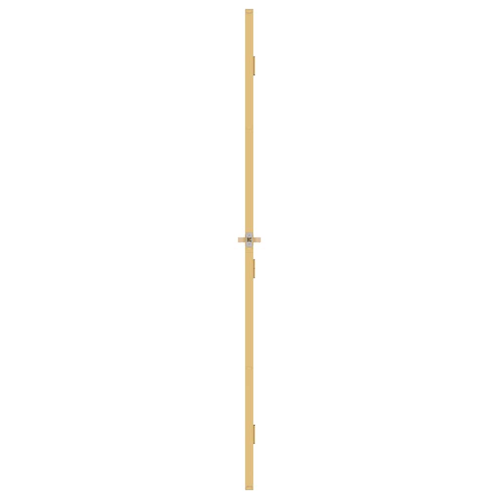 Porta Interni Sottile Oro 102,5x201,5 Vetro Temperato Alluminio | homemem39