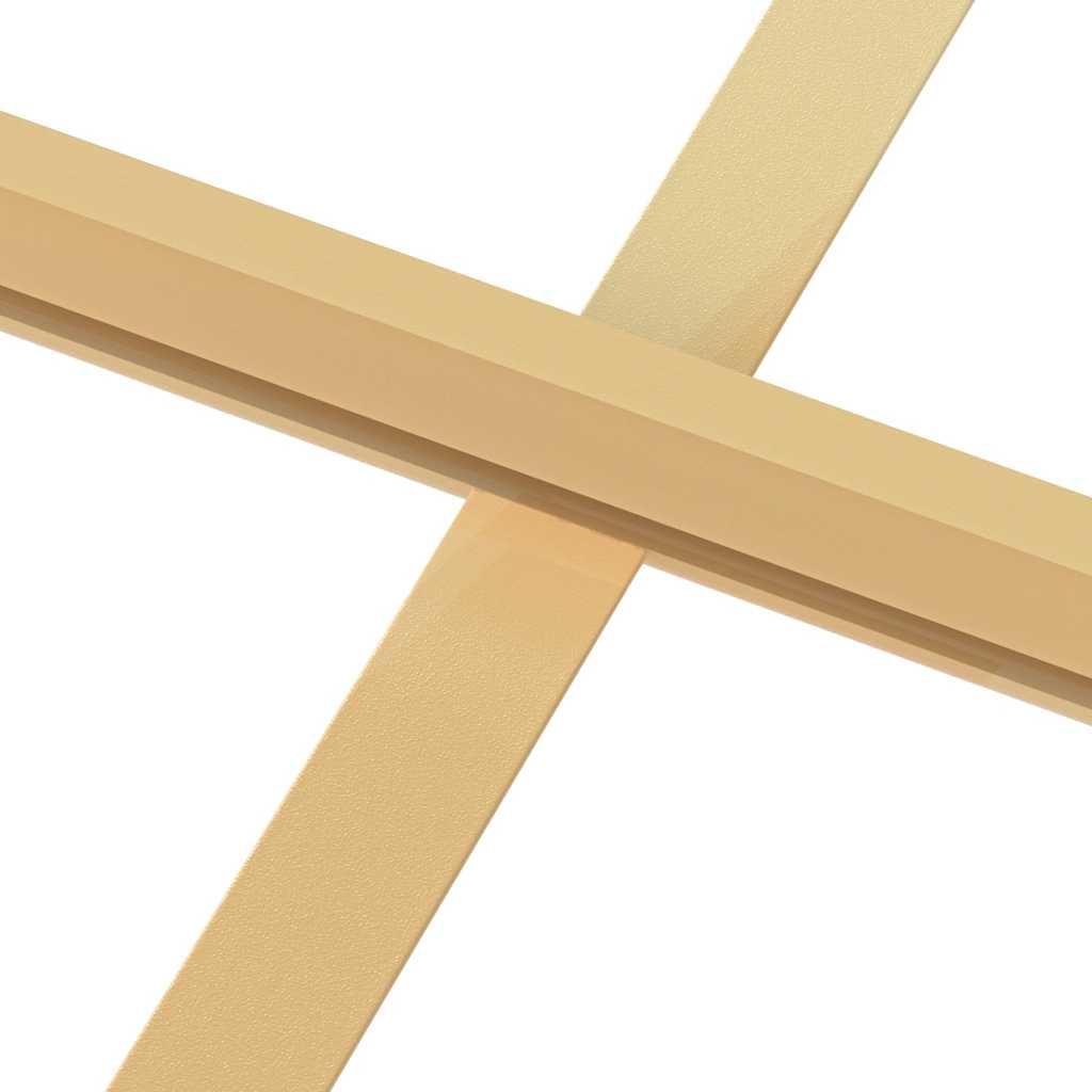 Porta Interni Sottile Oro 83x201,5cm Vetro Temperato Alluminio | homemem39