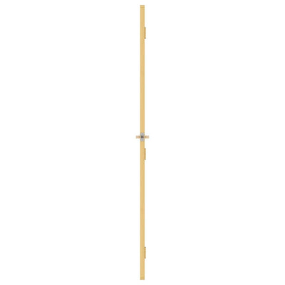 Porta Interni Sottile Oro 93x201,5cm Vetro Temperato Alluminio | homemem39
