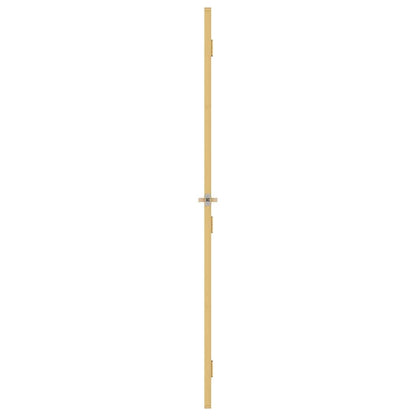 Porta Interni Sottile Oro 83x201,5cm Vetro Temperato Alluminio | homemem39