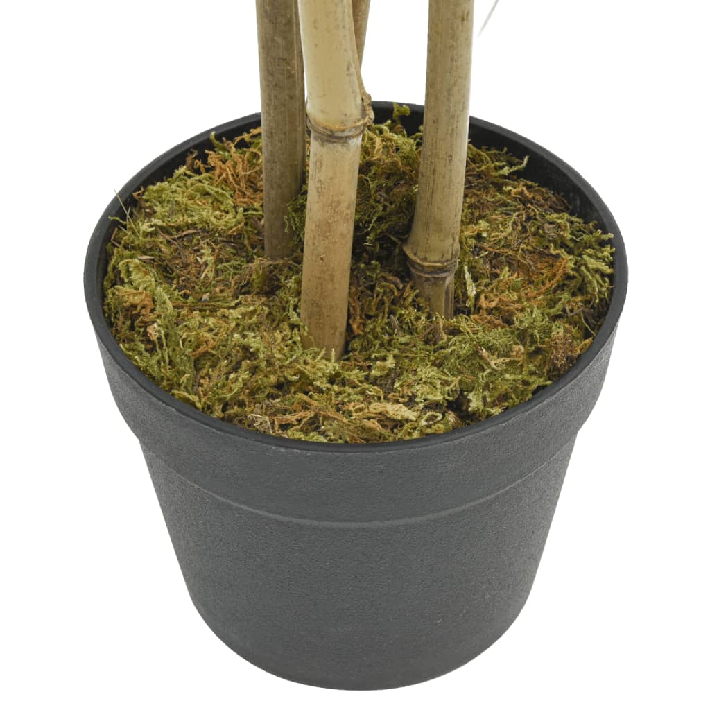 Albero Bambù Artificiale 552 Foglie 120 cm Verde - homemem39