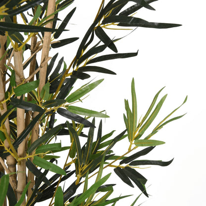 Albero Bambù Artificiale 828 Foglie 150 cm Verde | homemem39