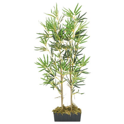 Albero Bambù Artificiale 552 Foglie 120 cm Verde | homemem39