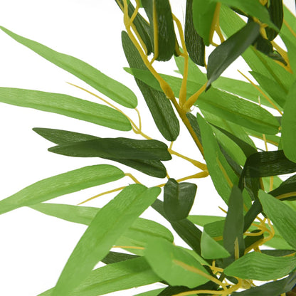 Albero Bambù Artificiale 368 Foglie 80 cm Verde | homemem39