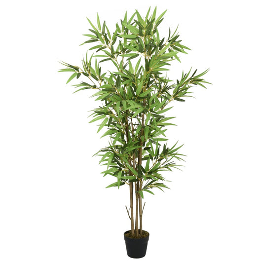 Albero Bambù Artificiale 828 Foglie 150 cm Verde - homemem39