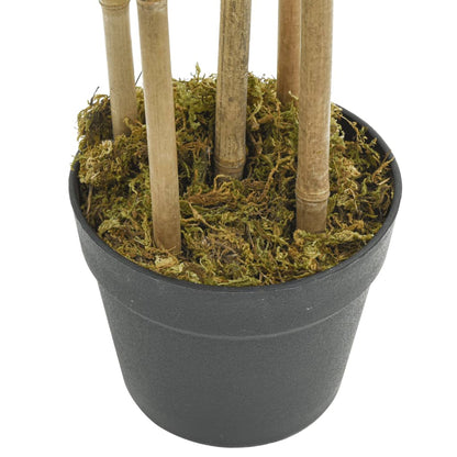 Albero Bambù Artificiale 730 Foglie 120 cm Verde | homemem39