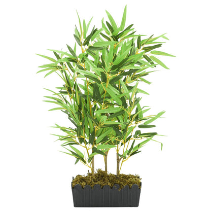 Albero Bambù Artificiale 500 Foglie 80 cm Verde | homemem39