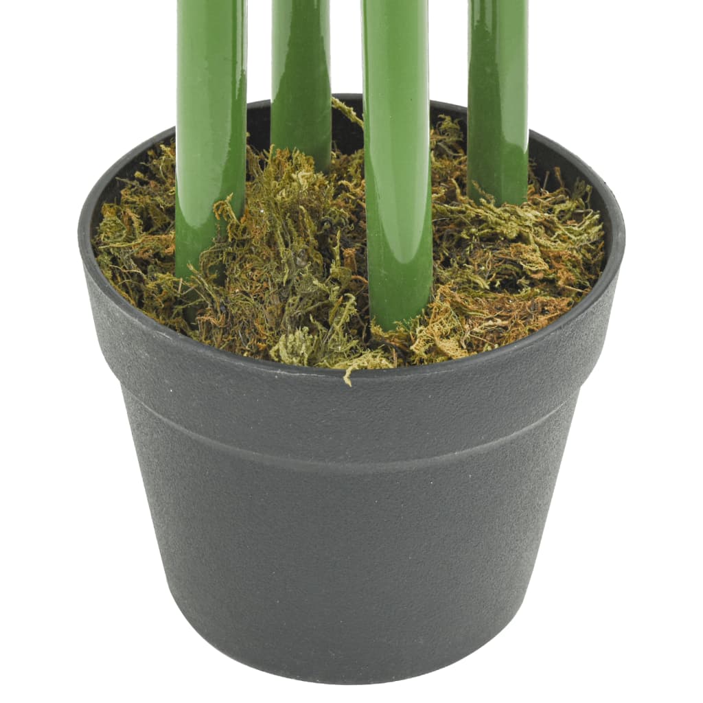 Albero Bambù Artificiale 384 Foglie 120 cm Verde - homemem39