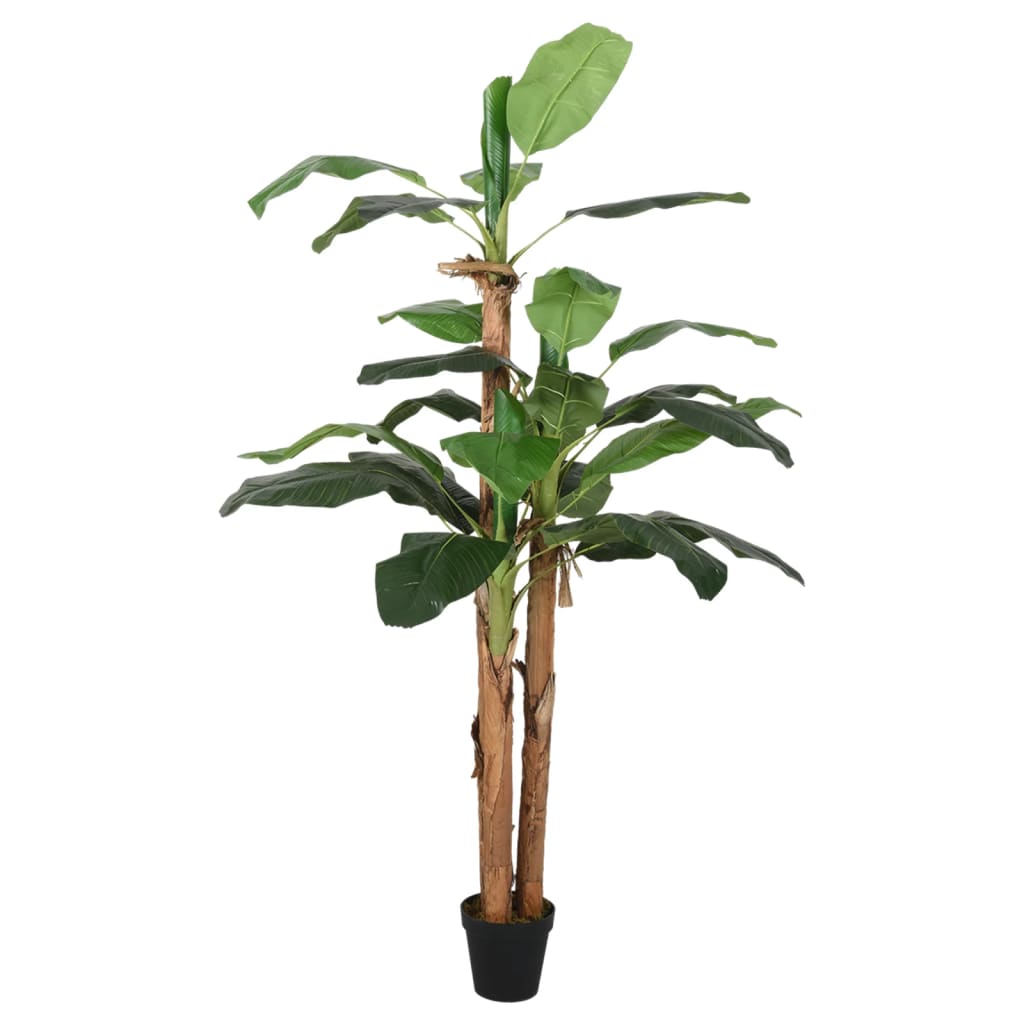 Albero di Banano Artificiale 18 Foglie 150 cm Verde | homemem39