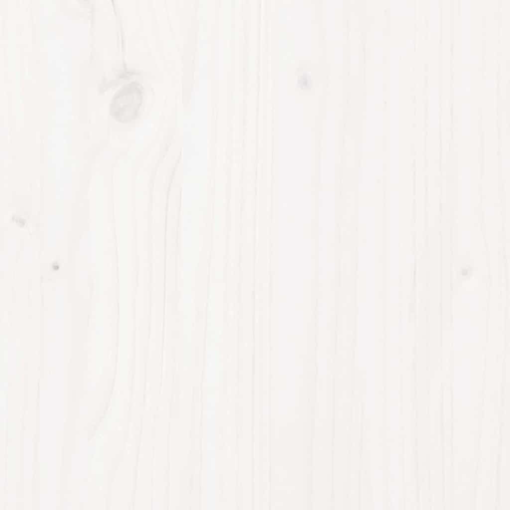 Piano Tavolo Rotondo Bianco Ø30x3 cm in Legno Massello di Pino - homemem39