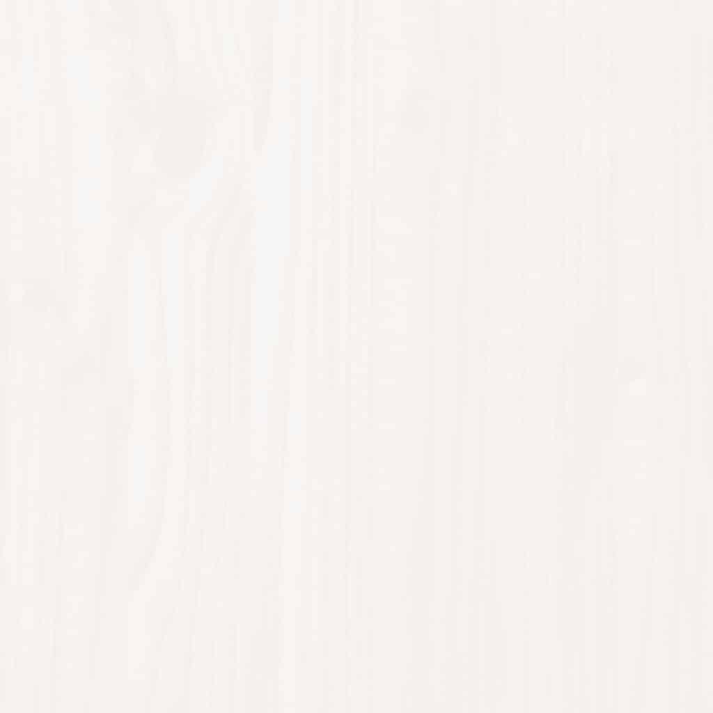 Piano Tavolo Rotondo Bianco Ø40x3 cm in Legno Massello di Pino - homemem39