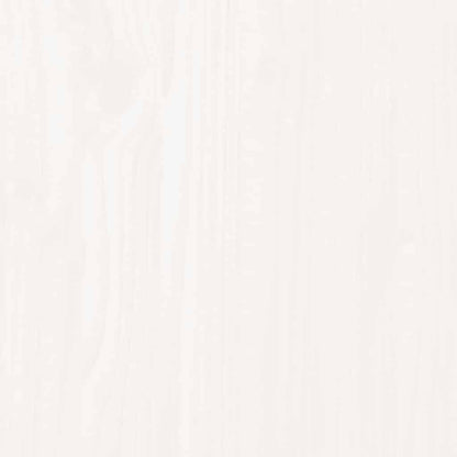 Piano Tavolo Rotondo Bianco Ø50x3 cm in Legno Massello di Pino - homemem39