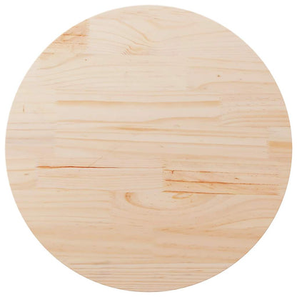 Piano Tavolo Rotondo Ø in Legno Massello di Pino