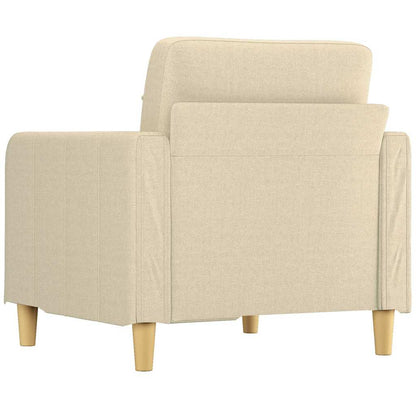 Poltrona Crema 60 cm in Tessuto | homemem39