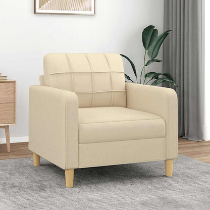 Poltrona Crema 60 cm in Tessuto | homemem39