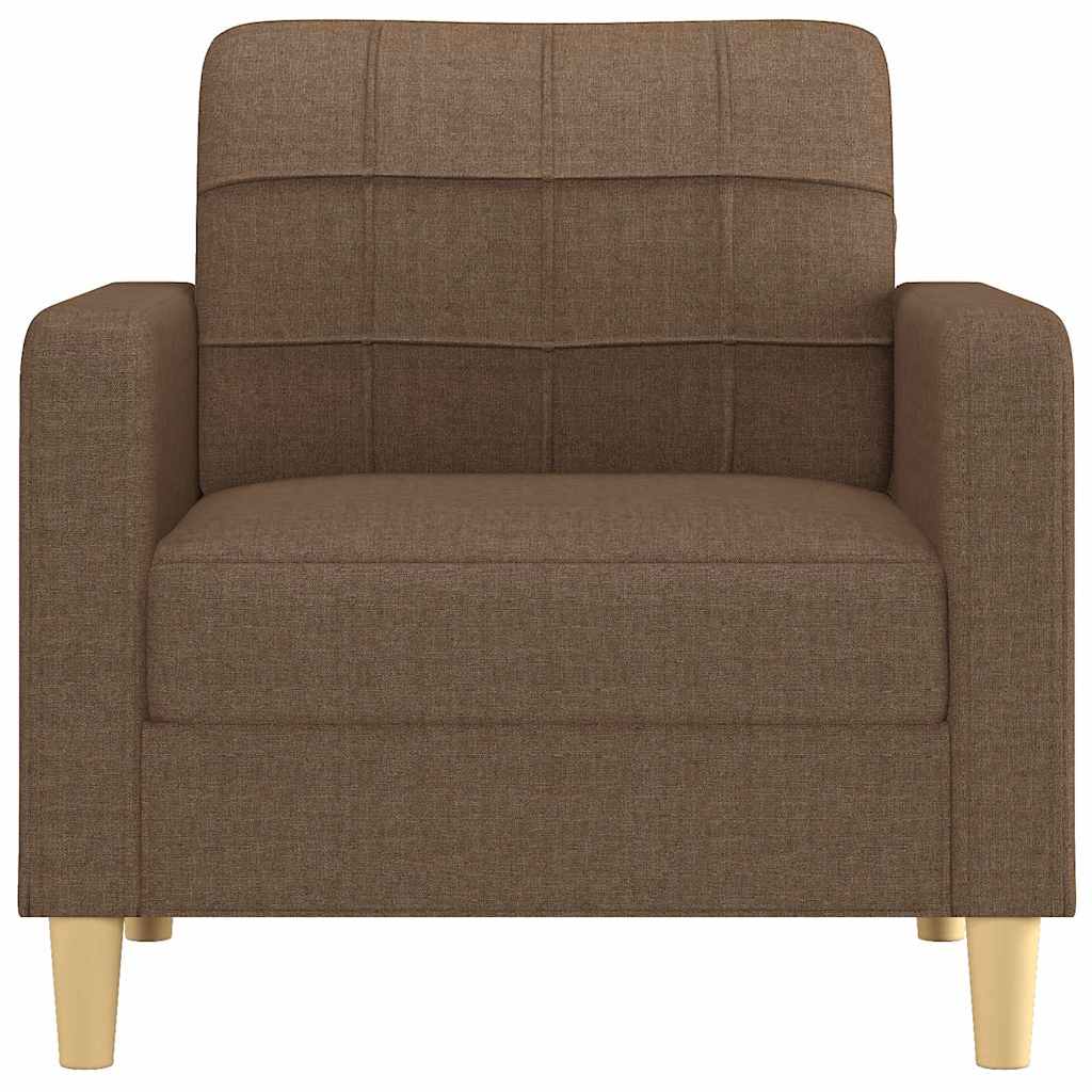 Poltrona Marrone 60 cm in Tessuto | homemem39