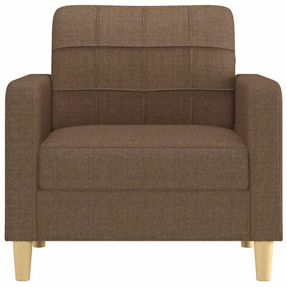 Poltrona Marrone 60 cm in Tessuto | homemem39