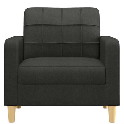 Poltrona Nera 60 cm in Tessuto | homemem39