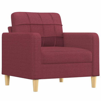 Poltrona Rosso Vino 60 cm in Tessuto | homemem39
