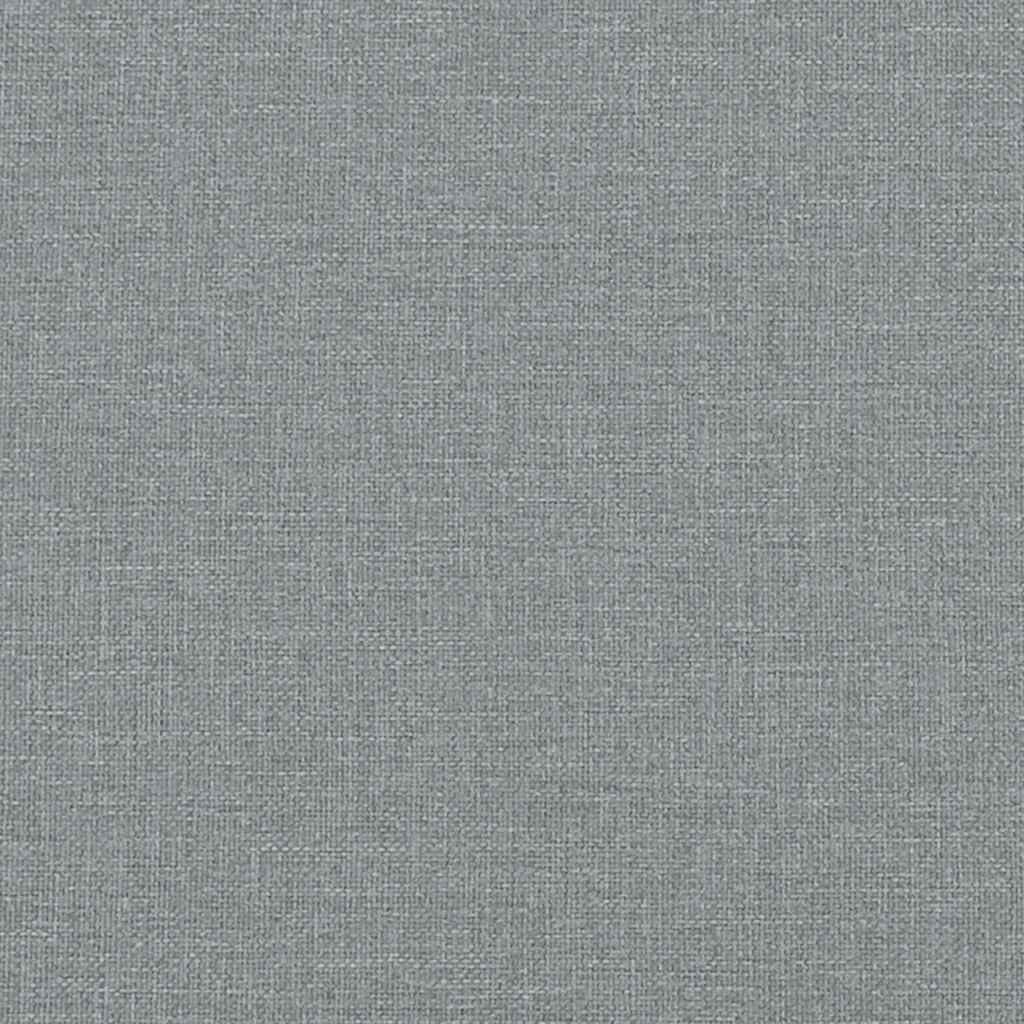 Divano a 2 Posti Grigio Chiaro 140 cm in Tessuto - homemem39