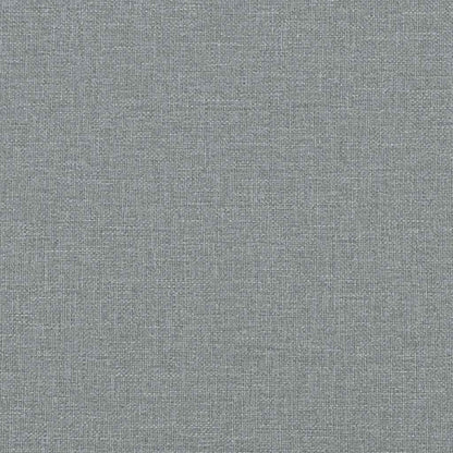 Divano a 2 Posti Grigio Chiaro 140 cm in Tessuto - homemem39