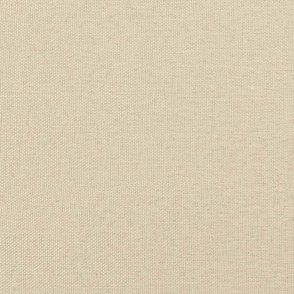 Divano a 2 Posti Crema 140 cm in Tessuto | homemem39