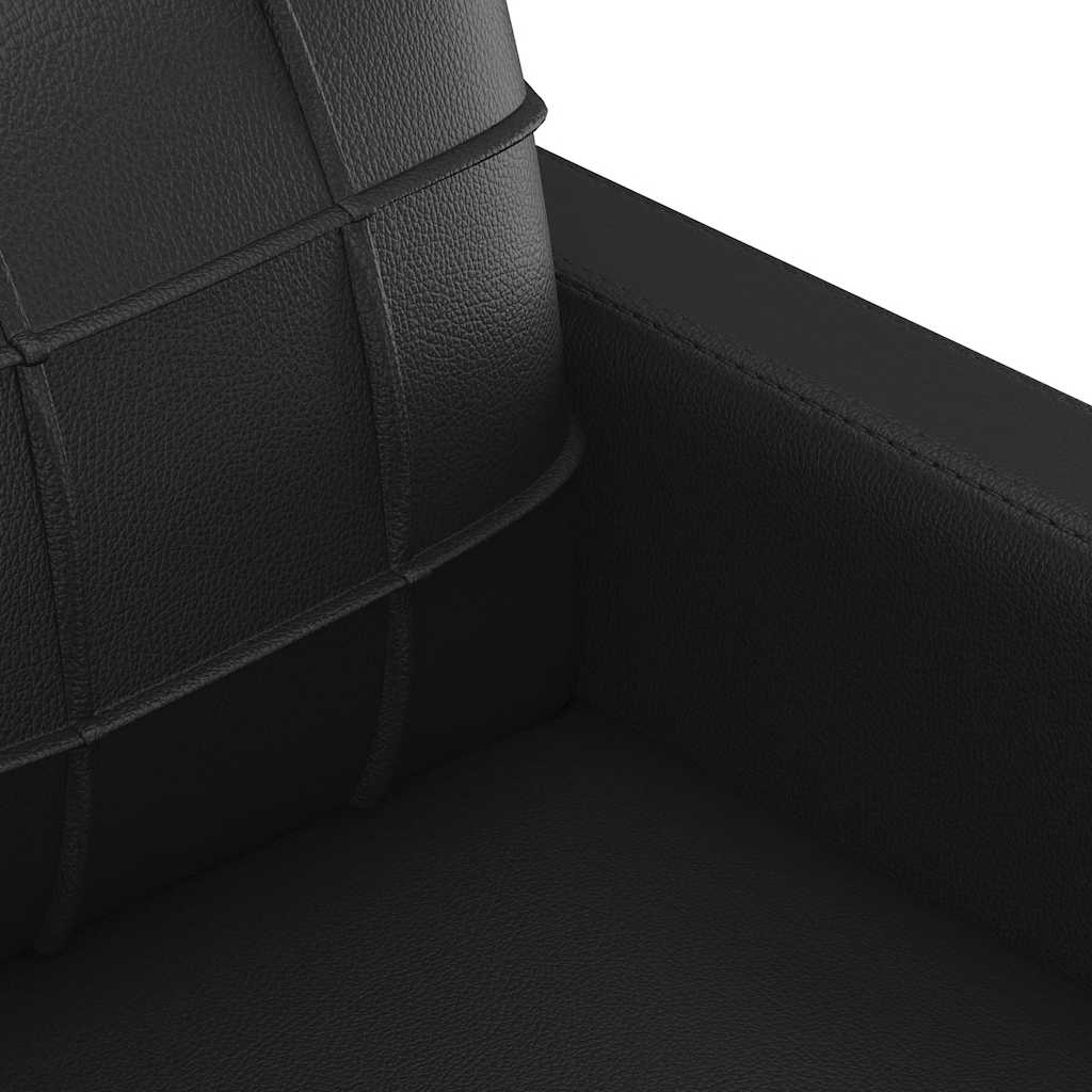 Poltrona Nera 60 cm in Similpelle | homemem39