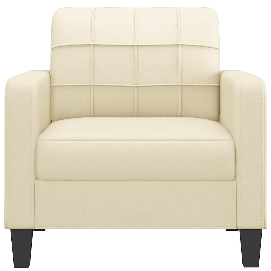 Poltrona Crema 60 cm in Similpelle | homemem39