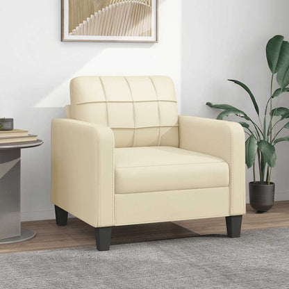 Poltrona Crema 60 cm in Similpelle | homemem39