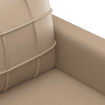 Divano a 2 Posti Cappuccino 140 cm in Similpelle - homemem39