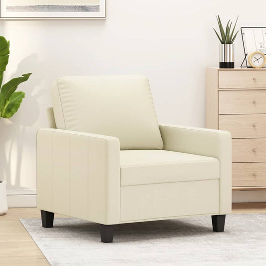 Poltrona Crema 60 cm in Similpelle | homemem39