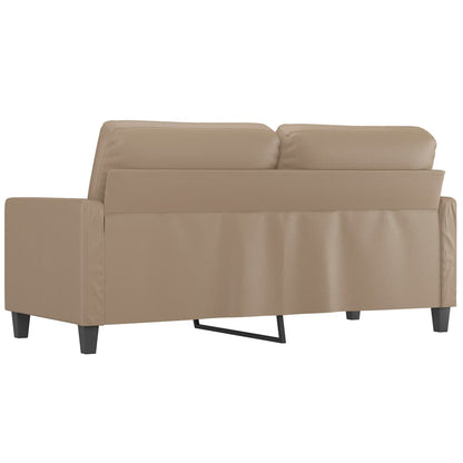 Divano a 2 Posti Cappuccino 140 cm in Similpelle | homemem39