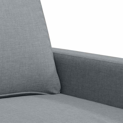 Poltrona Grigio Chiaro 60 cm in Tessuto | homemem39