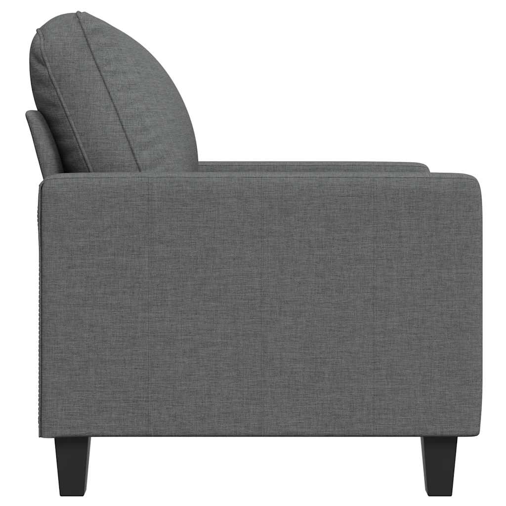 Poltrona Grigio Scuro 60 cm in Tessuto | homemem39